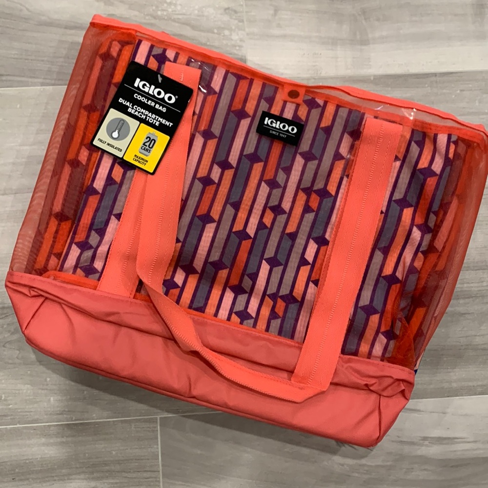 💔 50% off - Fully insulated Igloo beach tote